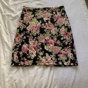 Anthropologie Floral Skirt